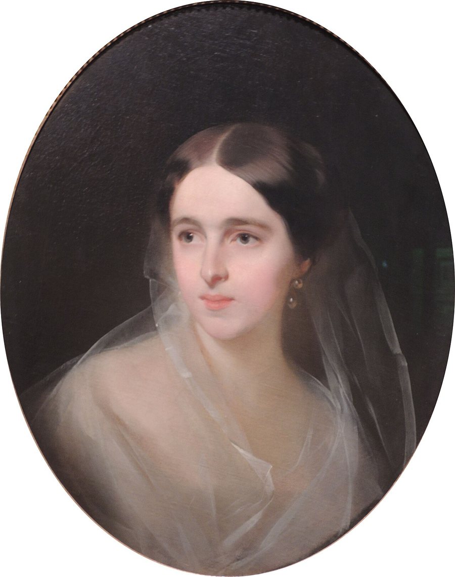 Портрет Натальи Николаевны Пушкиной-Ланской кисти Ивана Макарова, 1849 год